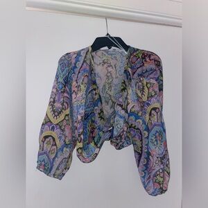 Paisley Psychedelic Zara Top